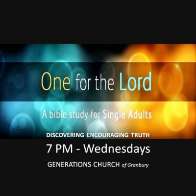 One For The Lord - Singles Bible Study