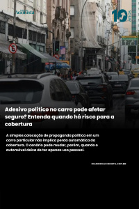 Diário do Acionista - Adesivo político no carro pode afetar seguro?