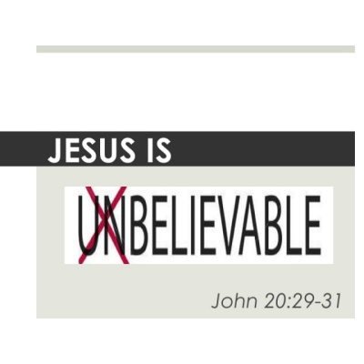 John - The Jesus Is Gospel