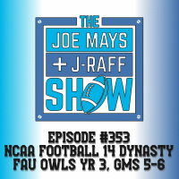 The Joe Mays  J-Raff Show: Episode 353 - NCAA Football 14 Dynasty Year 3 (Part 3)