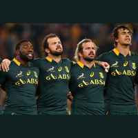 South African National Anthem before Argentina game