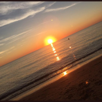 Beachside Book Club Sunset