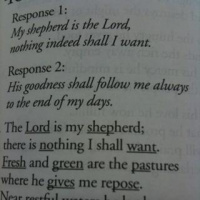 Psalm 22. Gelineau