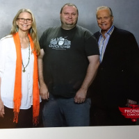 Live Recording at Comicon - Picture with Lee and Lindsay