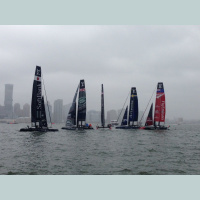 Flying Boats Soar over the Hudson
