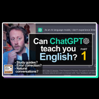 821. ChatGPT amp Learning English PART 1