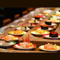99. The Rotary Sushi Bar of English