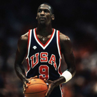 Michael Jordans rookie NBA season - 1984 USA Olympic Games - NB85-4