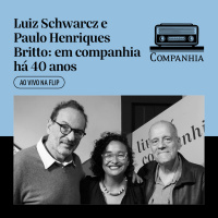 Luiz Schwarcz e Paulo Henriques Britto: em companhia há 40 anos, ao vivo na Flip
