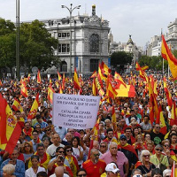 Parte da população da Catalunha não quer se separar da Espanha