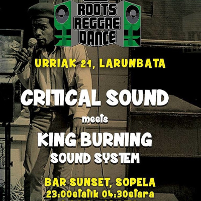 Reggae Burning Etxea Uribe Fm 107.8 Roots N Cultur