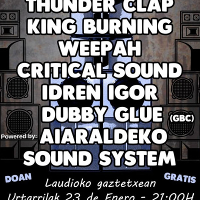 Reggae Burning Etxea Uribe Fm 107.8 Roots N Cultur