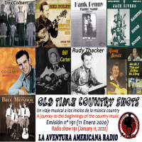 191- Old Time Country Shots (11 Enero 2020)