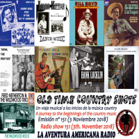151- Old Time Country Shots (3 Noviembre 2018)