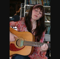 Dani Wilde in session on the Raven  Blues