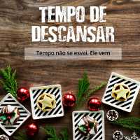 O tempo não se esvai. Ele vem