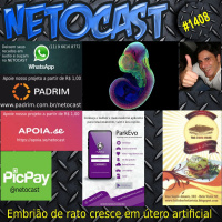 NETOCAST 1408 DE 29/03/2021 - EMBRIÃO DE RATO CRESCEU EM ÚTERO ARTIFICIAL