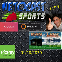 NETOCAST 1358 DE 01/10/2020 - ESPORTES - FUTEBOL - BOXE - F1
