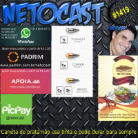 NETOCAST 1419 DE 04/05/2021 - Caneta feita de prata não usa tinta e promete durar para sempre