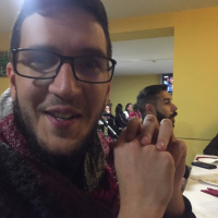 Vasco a contar anedota ao vivo