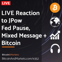 Live Reaction to JPow Fed Pause, Mixed Messages + Bitcoin | E352