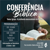 #412 - Conferência Bíblica - Marcos Goulart // 13/04/2024//