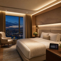 Automação para residências, hotelaria e suítes hospitalares premium