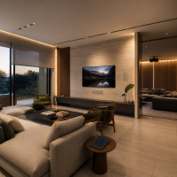 Automação Lutron e showroom de áudio e vídeo