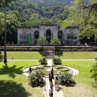 Palacete do Parque Lage passa por restauração no Rio