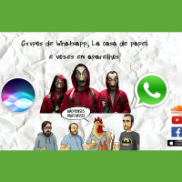72 - Grupos de Whatsapp em casas de papel com assistentes de voz