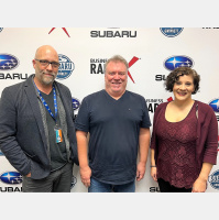 Amy Scarbrough  Kirk Famularo with All Dry Services and Tim Nun with Complete Game Broadcasting