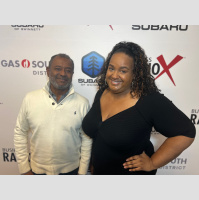 Renee Cooper with 3pm Media and Shailesh Kalyan with STUDIO 78