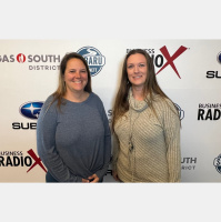 Jennifer Freeman with Arbor Terrace Hamilton Mill and Cindy Sachse with Buford Corn Maze