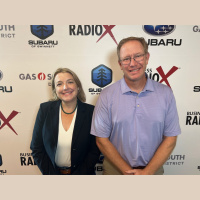 Terry Swaim with White Oak Wealth Management and Marie Monet with Amplification Institute