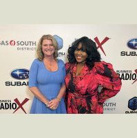 Stacy Fotos with The Happy Dog Hotel and Tamala Baldwin with Becoming Love Project