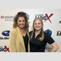 Heidi Moore and Alex Radford with the Lake Lanier Boat Show