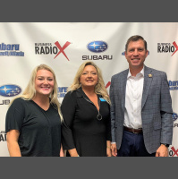 Mason Ailstock with Rowen Foundation and Tonya Baughman  Melissa Blaurock with Rytech Restorations