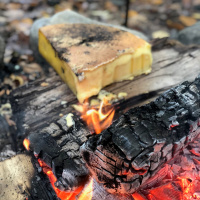 Shackscamp 2018: Raclette Roasting on an Open Fire