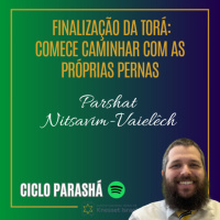 1045 Finalização da Torá: Comece caminhar com as próprias pernas. Parshat Nitsavim-Vaielêch