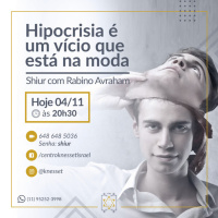 Hipocrisia é um vício que está na moda
