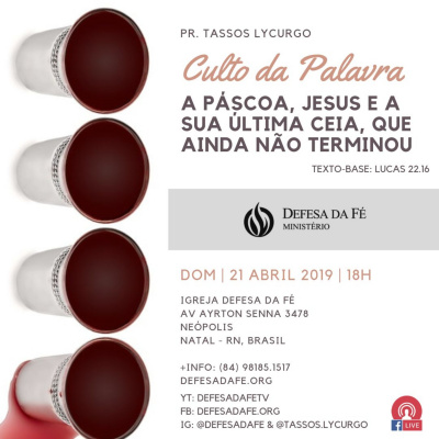 Tassos Lycurgo | Defesa Da Fé Podcasts