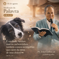 05 de Agosto - Meditação Palavra do Senhor