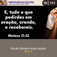 20 de FEVEREIRO DE 2024 - Meditação da Palavra do Senhor