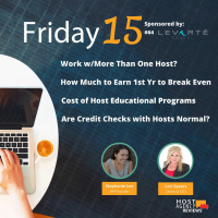 Work w/More Than 1 Host, How to Break Even 1st yr, Cost of Host Ed. Programs, Credit Checks