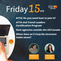 Need a host to join ATTA, ATTA  TL Cert. Program, Host outside US/Can., S Corp biz