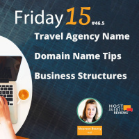 Travel Agency Names, Domain Name Tips, Choosing a Business Structures