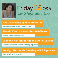 Use CoWorking Space?, Home Address?, EO Insurance Q’s, Foreign National Book w/US Agency