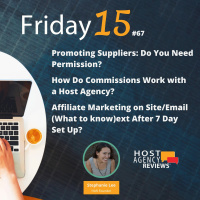 Promoting suppliers, How commissions work with a host, affiliate marketing on site/email