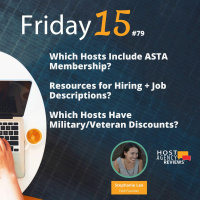 Hosts w/ ASTA mbrp, Resources for hiring/job descriptions, Hosts w/ military discounts