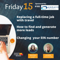 Replacing a full-time job w/ travel, how to find/generate leads,  changing your EIN number